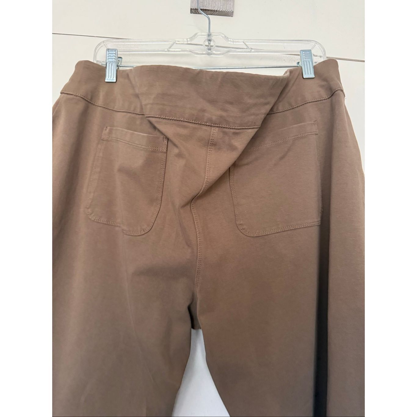 Susan Graver Weekend Women’s Xl Brown Pull On Pants — image 4 of 7